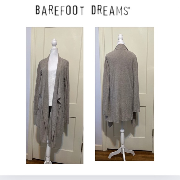 Barefoot Dreams Black Duster Robe - Picture 3 of 4